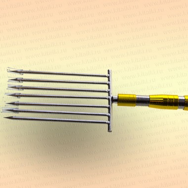 Инструмент для очистки водоема 2D зуб - 5 мм, 7 зубьев