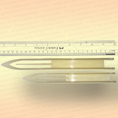 Челнок для сетей, белый B2 205 мм x 16 мм