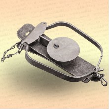 Капкан охотничий металлический тарелочный, Бобр–5