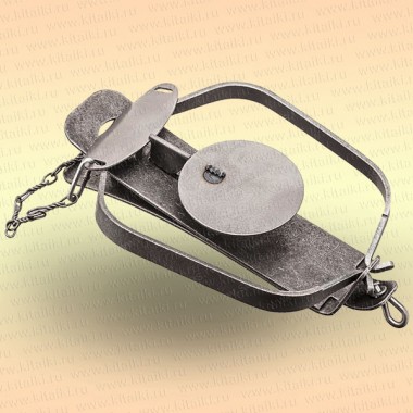 Капкан охотничий металлический тарелочный, Бобр–5