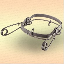 Капкан охотничий металлический симочный, витая пружина Сибирь-М-5