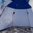 Палатка зимняя Зонт 8618, бело-синяя, без дна 2,0х2,0 м х1,6 м