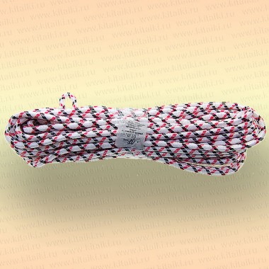 Шнур плетеный универсальный 20 м, диаметр 10 мм, белый