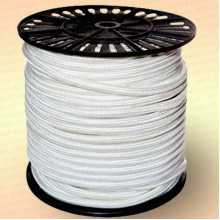 Шнур плетеный Стандарт, на бобине 350 м, диаметр 8,0 мм, белый