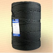 Шнур плетеный Стандарт, на бобине 500 м, диаметр 1,8 мм, черный