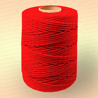 Шнур плетеный Стандарт, на бобине 500 м, диаметр 1,8 мм, красный