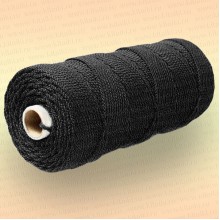 Шнур плетеный Стандарт, на бобине 250 м, диаметр 1,2 мм, черный