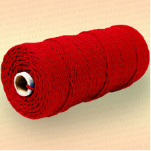 Шнур плетеный Стандарт, на бобине 150 м, диаметр 2,0 мм, красный