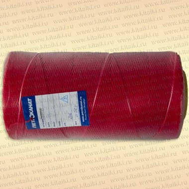 Шнур плетеный Универсал, 2,5 мм, 1000 м, красный