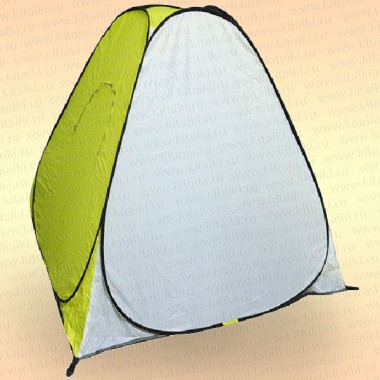 Палатка зимняя Mifine автомат, дно на молнии, желтая 2,5 м× 2,5 м× 1,7 м